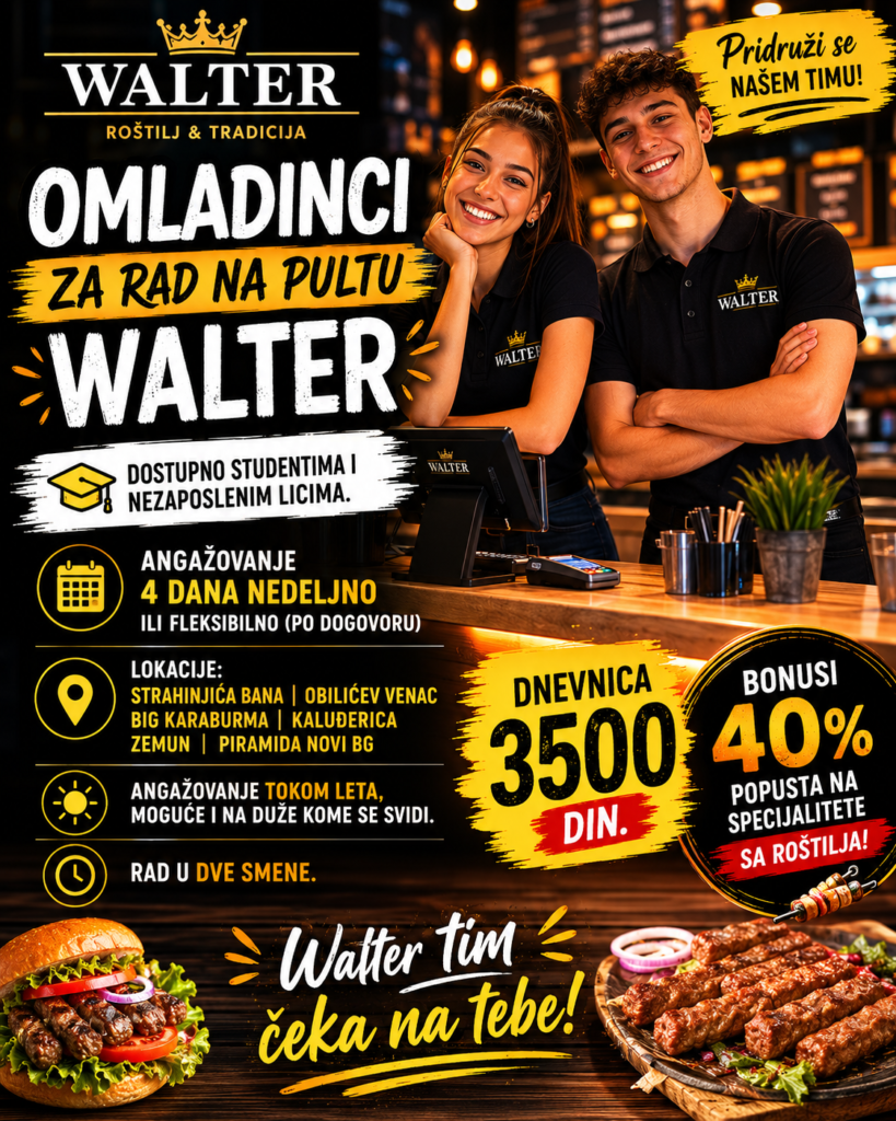 Omladinci za rad na pultu Walter